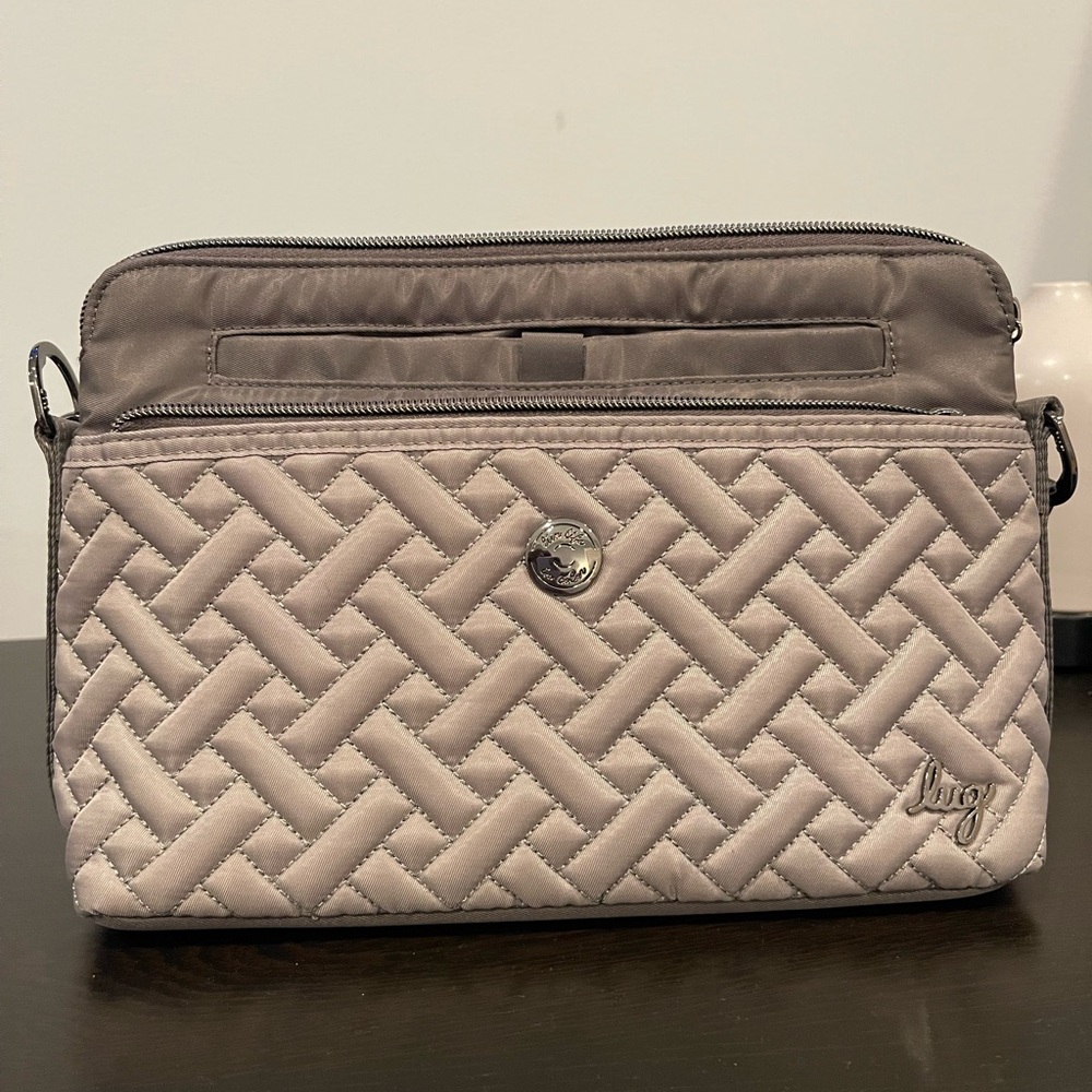 Lug pirouette Gray Quilted women’s crossbody Bag - Picture 8 of 8